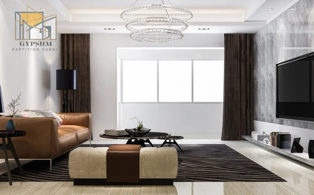 gypsum partition in Dubai