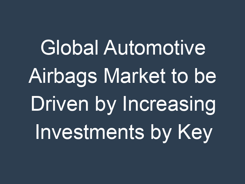 Global Automotive Airbags Market Size, Share, Report, Growth, Key Players, Forecast 2023-2028
