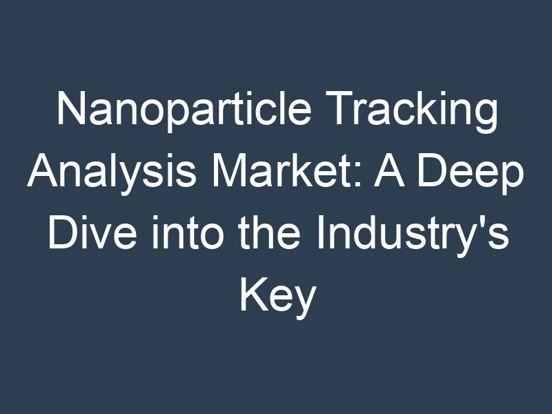 Nanoparticle Tracking Analysis Market: A Deep Dive into the Industry's Key Applications and Technologies