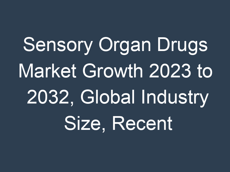 Sensory Organ Drugs Market Growth 2023 to 2032, Global Industry Size, Recent Trends, Demand and Share Analysis with Top Key-Players