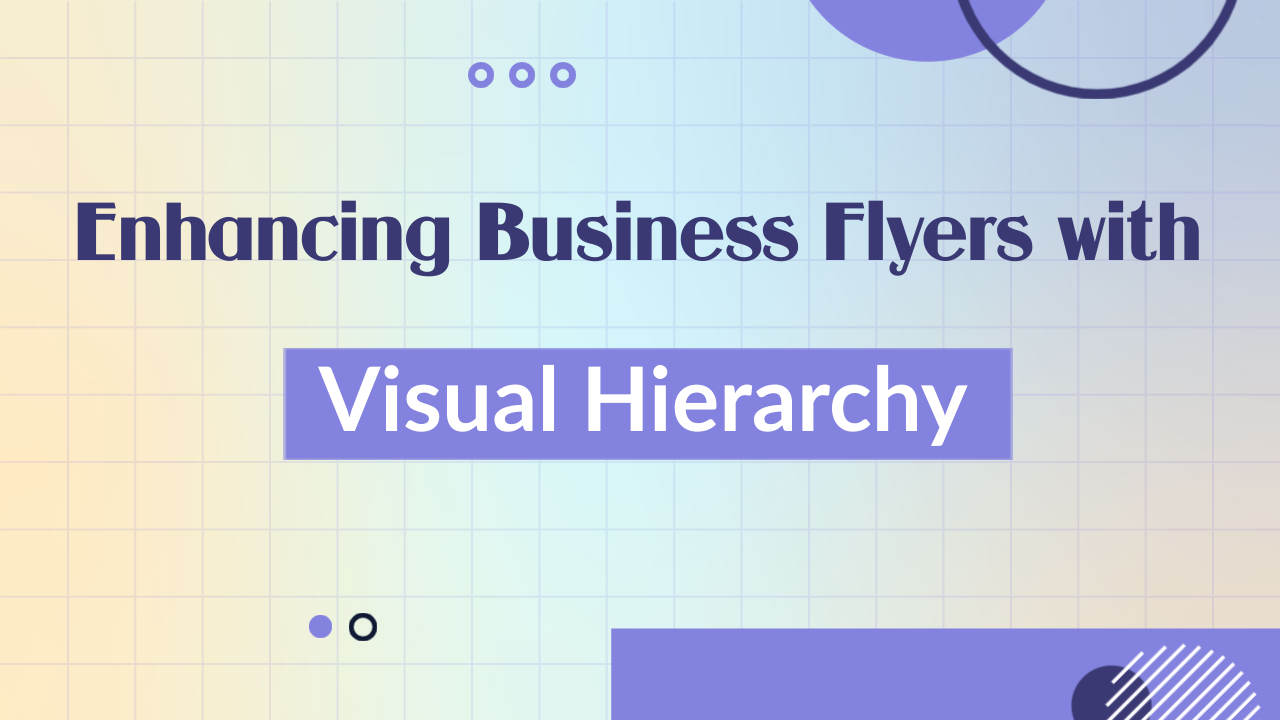 Enhancing Business Flyers with Visual Hierarchy