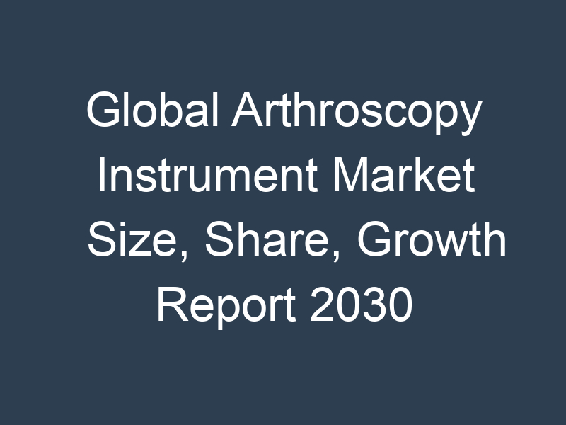 Global Arthroscopy Instrument Market Size, Share, Growth Report 2030