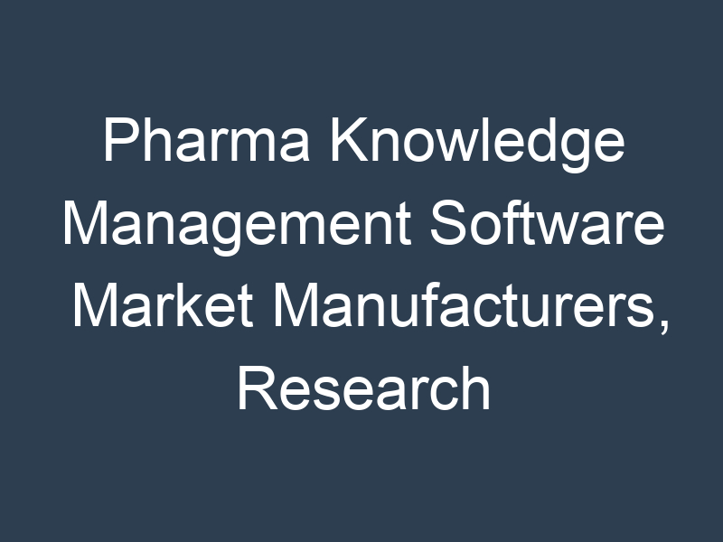 Pharma Knowledge Management Software Market Manufacturers, Research Methodology, Competitive Landscape and Business Opportunities by 2032