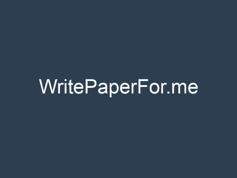 WritePaperFor.me
